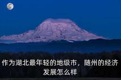 作為湖北最年輕的地級市，隨州的經(jīng)濟(jì)發(fā)展怎么樣