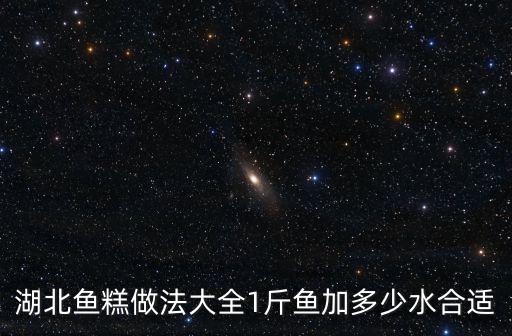 湖北魚糕做法大全1斤魚加多少水合適