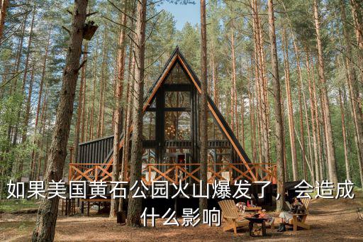 如果黃石火山爆發了會怎么樣,如果美國黃石公園火山爆發了