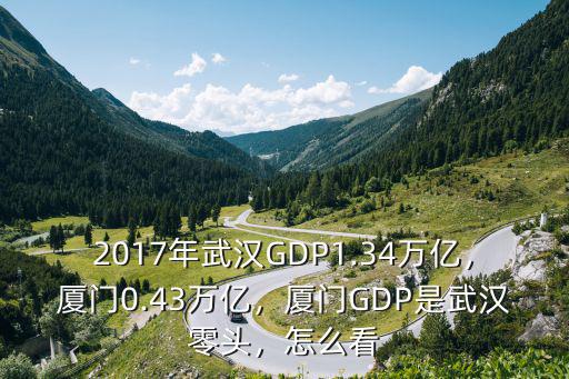 2017年武漢GDP1.34萬億，廈門0.43萬億，廈門GDP是武漢零頭，怎么看