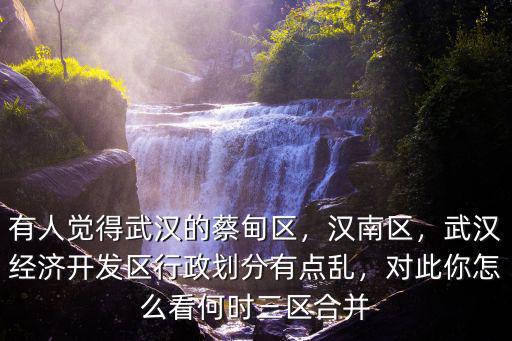 有人覺得武漢的蔡甸區，漢南區，武漢經濟開發區行政劃分有點亂，對此你怎么看何時三區合并