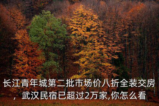 武漢民宿怎么住,武漢民宿已超過2萬家