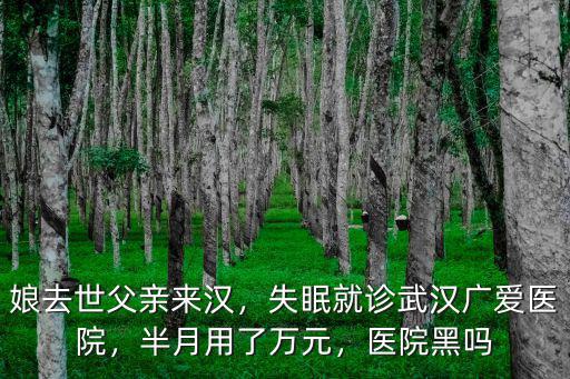 焦慮癥怎么能治好實力武漢廣愛醫院精神科,失眠就診武漢廣愛醫院