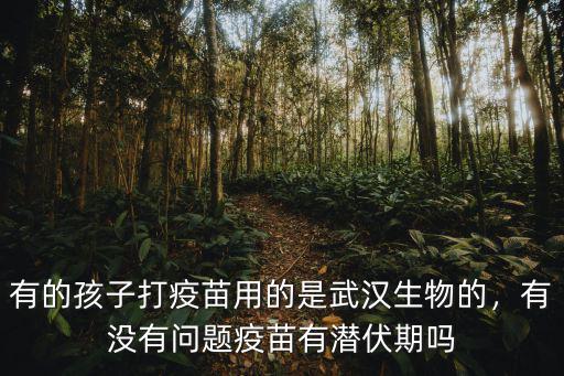 小孩打了武漢生物的疫苗怎么辦,孩子打了武漢生物的疫苗