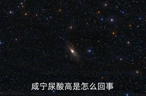 咸寧尿酸高是怎么回事