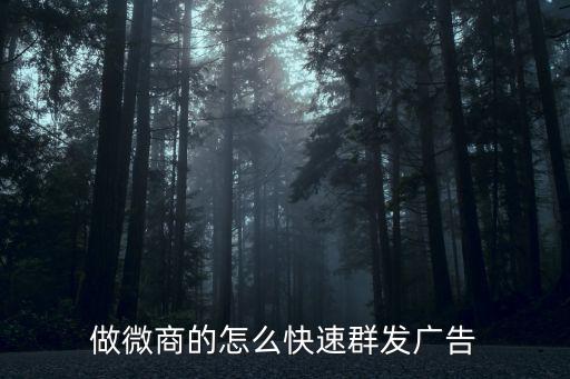 荊州微商廣告衣怎么用,做微商的怎么快速群發廣告