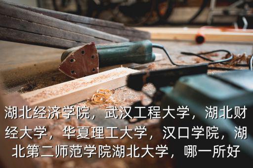 湖北經濟學院，武漢工程大學，湖北財經大學，華夏理工大學，漢口學院，湖北第二師范學院湖北大學，哪一所好