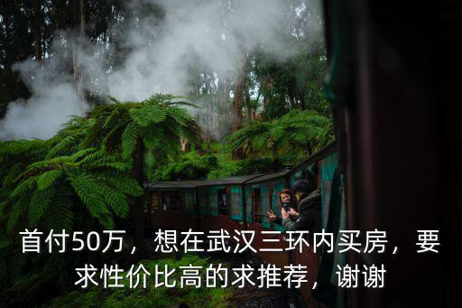 首付50萬，想在武漢三環(huán)內(nèi)買房，要求性價比高的求推薦，謝謝