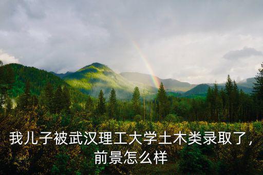 武漢理工大學土木工程畢業就業怎么樣,土木工程專業怎么樣