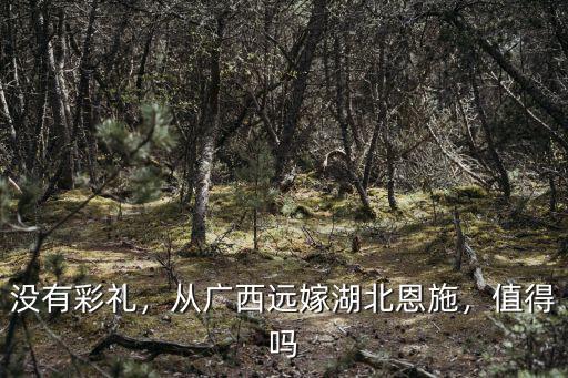 沒有彩禮，從廣西遠嫁湖北恩施，值得嗎