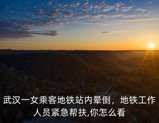 武漢一女乘客地鐵站內(nèi)暈倒，地鐵工作人員緊急幫扶,你怎么看