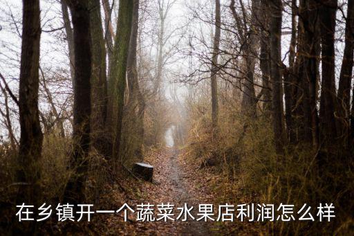 在鄉鎮開一個蔬菜水果店利潤怎么樣