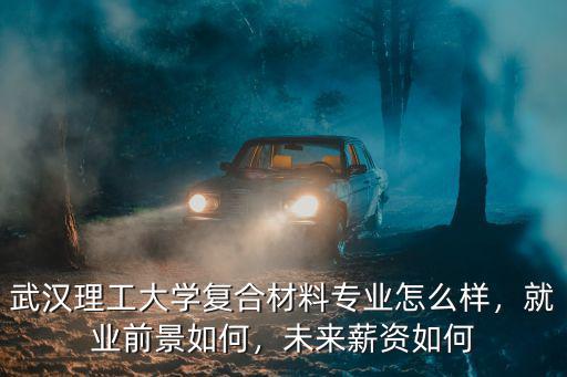 武漢理工大學復合材料專業怎么樣，就業前景如何，未來薪資如何
