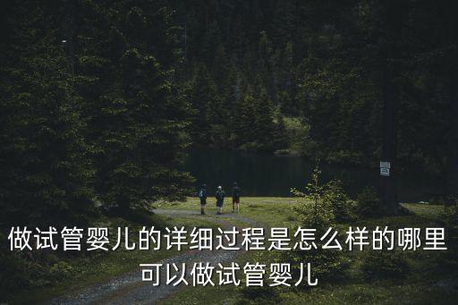做試管嬰兒的詳細過程是怎么樣的哪里可以做試管嬰兒