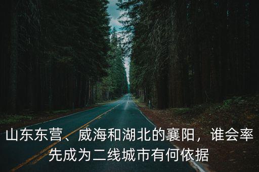 山東東營(yíng)、威海和湖北的襄陽(yáng)，誰(shuí)會(huì)率先成為二線城市有何依據(jù)