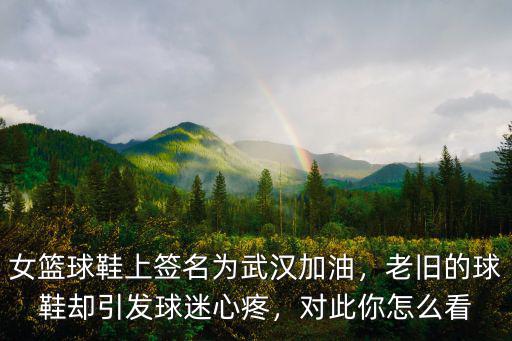 加油武漢怎么寫,女籃球鞋上簽名為武漢加油