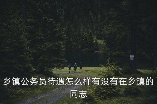 鄉鎮公務員待遇怎么樣有沒有在鄉鎮的同志