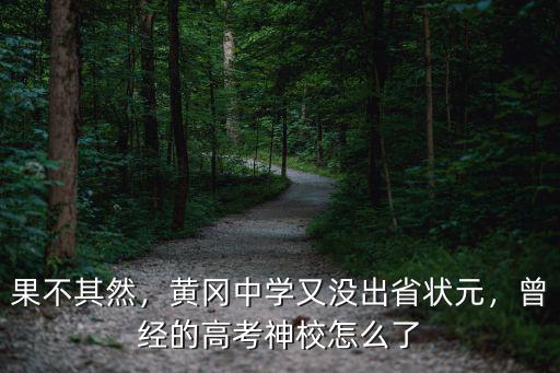 黃岡中學(xué)是怎么走出來的,曾是神話的黃岡中學(xué)