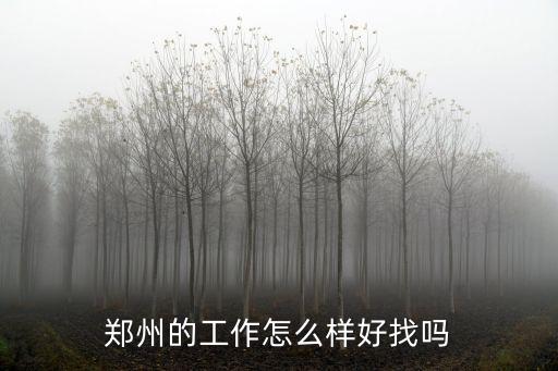 鄭州中騰信工作怎么樣,鄭州的工作怎么樣