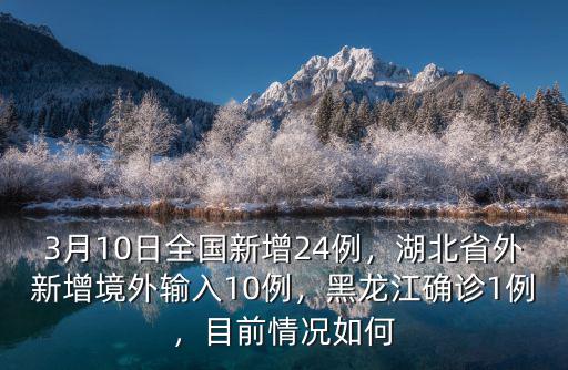 3月10日全國新增24例，湖北省外新增境外輸入10例，黑龍江確診1例，目前情況如何