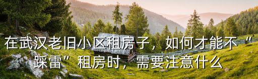 武漢小區不拆房的怎么搞,老舊小區永遠不拆