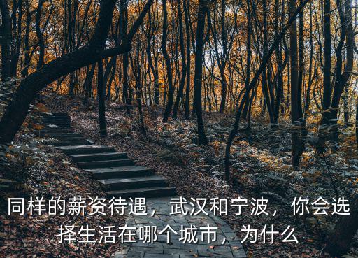 同樣的薪資待遇，武漢和寧波，你會選擇生活在哪個城市，為什么