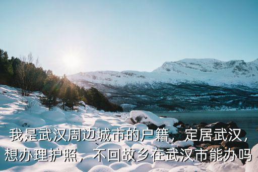 武漢居住證是怎么辦理護照,武漢居住證怎么辦理