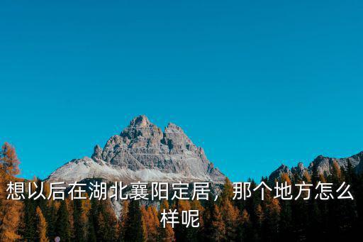 我想定居在荊州怎么辦,想在南方定居