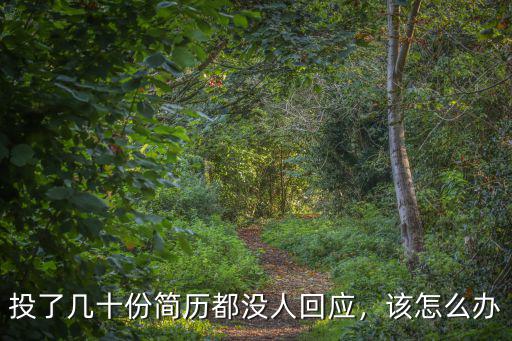 襄陽怎么投簡歷沒人回,投簡歷沒人回