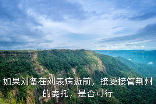 如果劉備在劉表病逝前，接受接管荊州的委托，是否可行