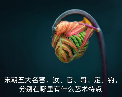 宋朝五大名窯，汝、官、哥、定、鈞，分別在哪里有什么藝術特點