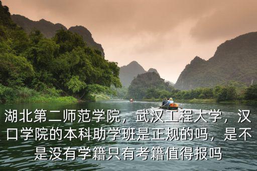 湖北工程大學助學班怎么錄取,武漢工程大學