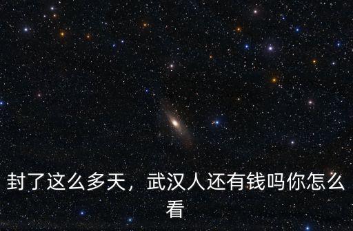 封了這么多天，武漢人還有錢嗎你怎么看