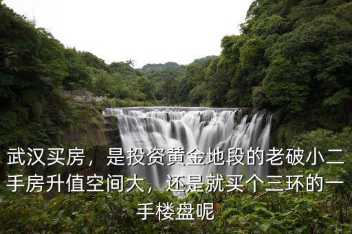武漢買房，是投資黃金地段的老破小二手房升值空間大，還是就買個三環的一手樓盤呢