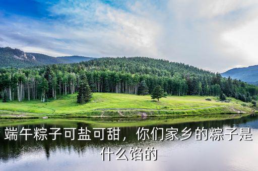 端午粽子可鹽可甜，你們家鄉(xiāng)的粽子是什么餡的