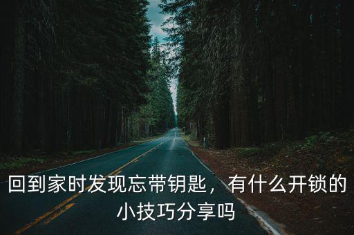 回武漢第二天就忘帶鑰匙怎么辦,家里人老是忘帶門鑰匙怎么辦