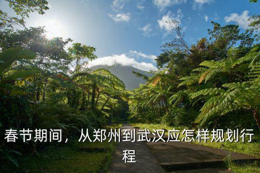 春節期間，從鄭州到武漢應怎樣規劃行程