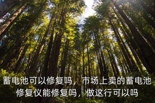 鄭州哪里可以做電瓶修復,蓄電池可以修復嗎