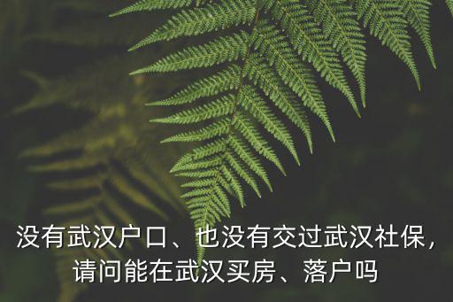 在武漢怎么積分才能有資格買房,請問能在武漢買房