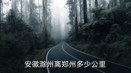 安徽滁州離鄭州多少公里
