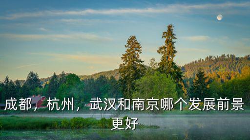 成都，杭州，武漢和南京哪個發展前景更好