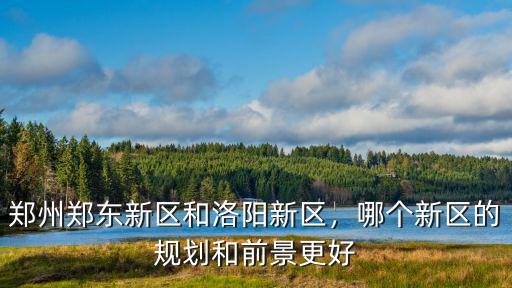 鄭州鄭東新區(qū)和洛陽(yáng)新區(qū)，哪個(gè)新區(qū)的規(guī)劃和前景更好