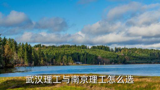 武漢理工與南京理工怎么選