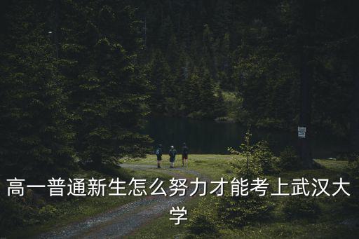 要考武漢大學需要怎么做,想考武漢大學