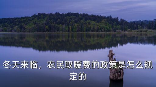 湖北農村人怎么取暖費,農村煤改電每戶取暖怎么算