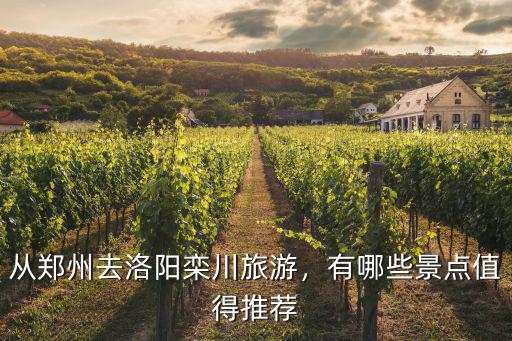 從鄭州去洛陽欒川旅游，有哪些景點值得推薦