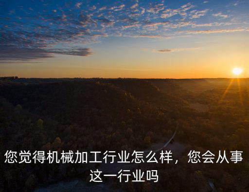 鄭州做機加工行業(yè)怎么樣,機械加工這個行業(yè)現(xiàn)在怎么樣