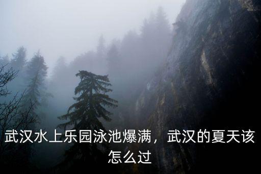 武漢水上樂園泳池爆滿，武漢的夏天該怎么過