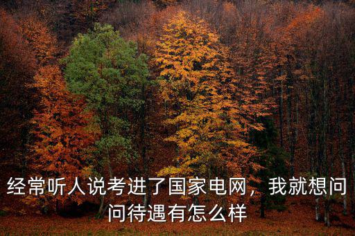 國家電網(wǎng)武漢局待遇怎么樣,經(jīng)常聽人說考進(jìn)了國家電網(wǎng)