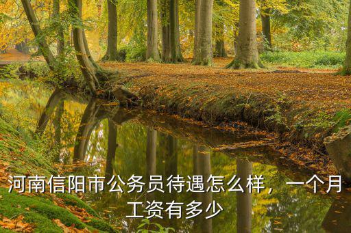 河南信陽市公務員待遇怎么樣，一個月工資有多少
